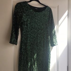 Green Sequin Dress